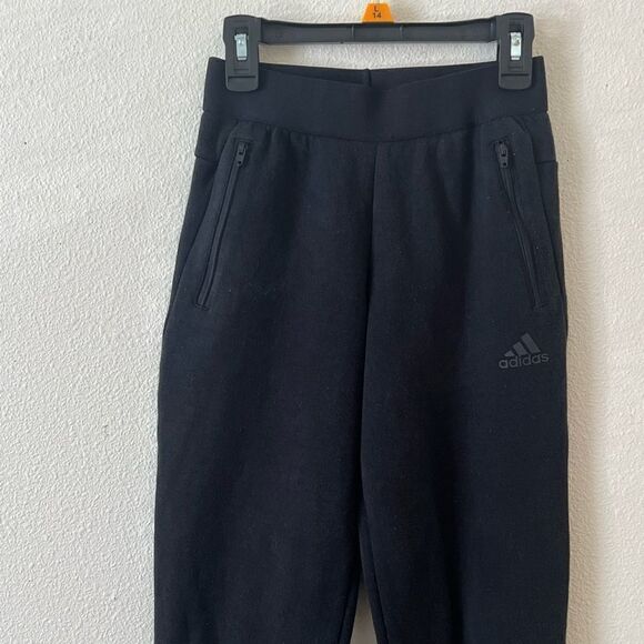 Adidas Boy Black Jogger size Small - Picture 2 of 3